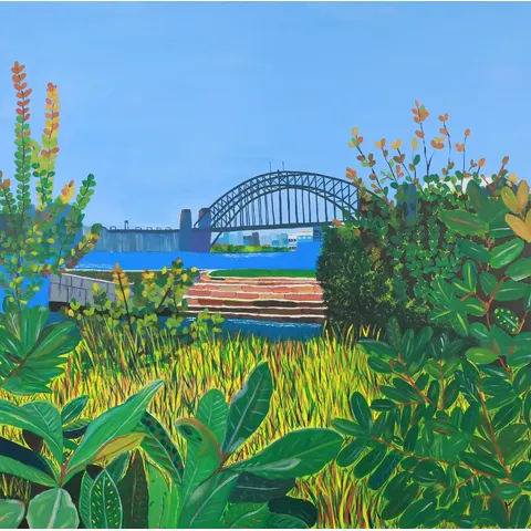'Sydney Serenade' - 83cm x 83cm x 5.5cm Framed
