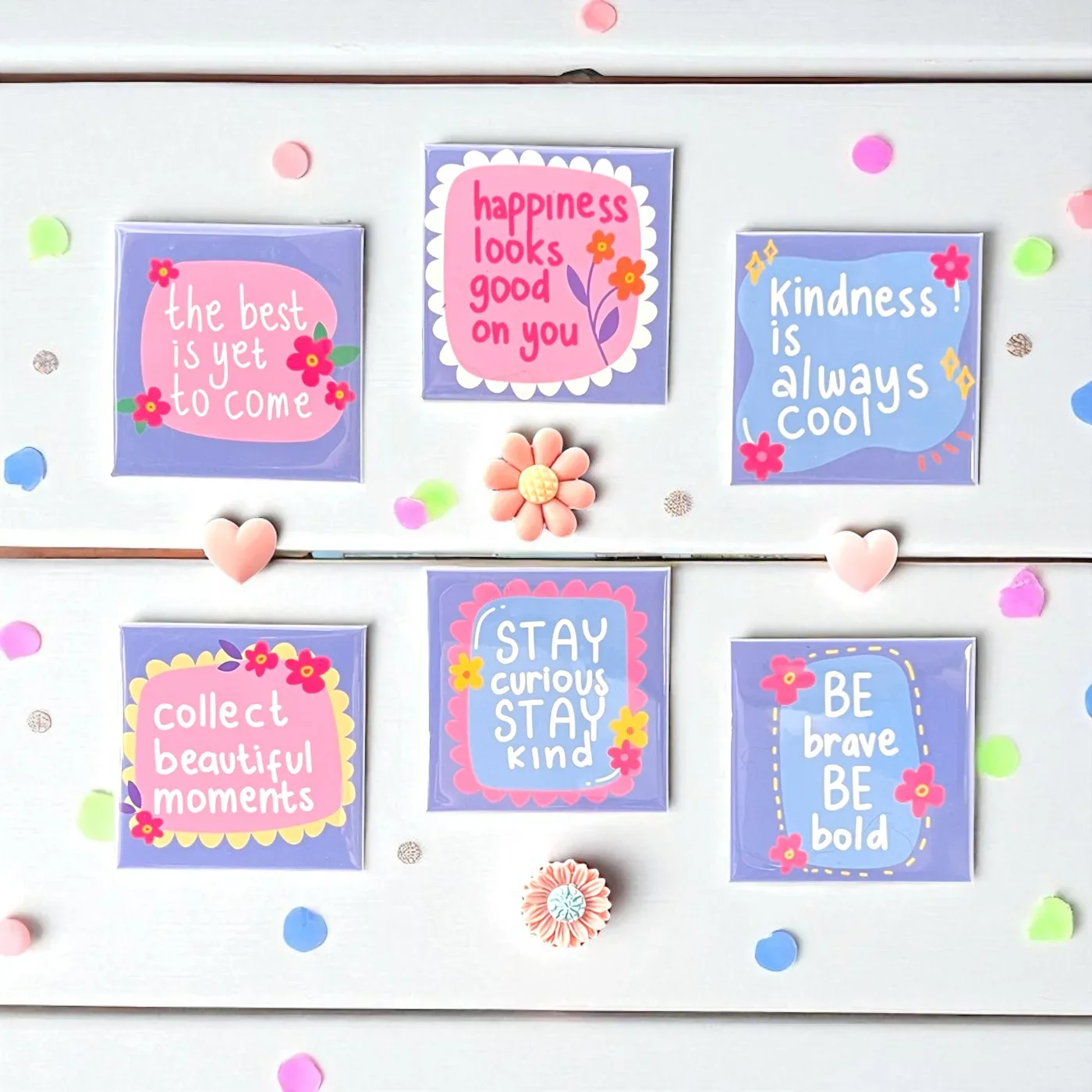 Ready-made Inspirational Magnets - 6.35cm x 6.35cm